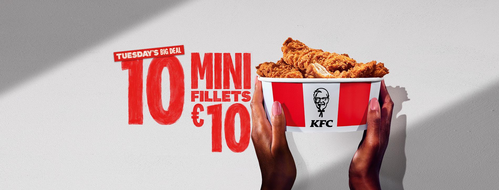 KFC TUESDAY'S BIG DEAL This offer is over for now.
